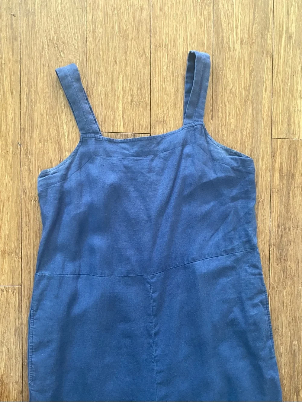 Everlane Blue Linen Jumpsuit- size 2 small